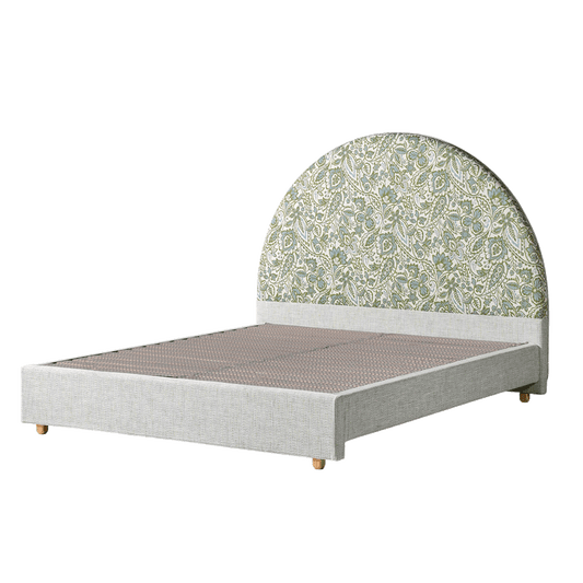 Bed B9228 半月 蓝绿佩斯利