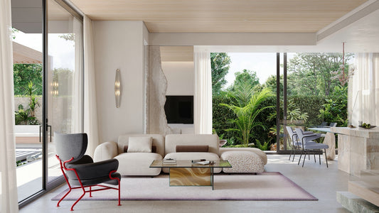 The life of fireworks comes from a home full of texture.